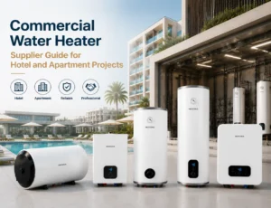 Commercial water heater supplier for hotel and apartment projects in global markets
