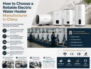 Electric water heater OEM manufacturers for factory evaluation and bulk supply in China