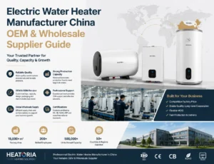Electric water heater OEM manufacturer for wholesale supply in China