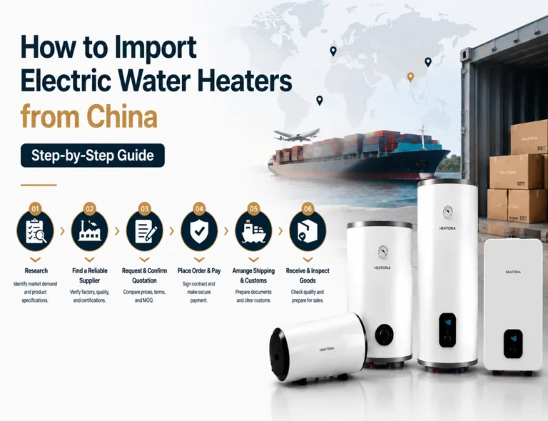 Electric water heater import guide for wholesale buyers in China