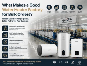 Electric water heater factory for OEM bulk orders in China