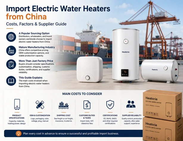 Electric water heater cost guide to import electric water heaters from China